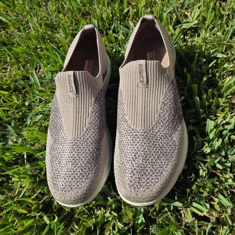 Skechers Go Walk 5 Men's Size 14 Gray Slip On Walking Shoes Stretch Sneaker